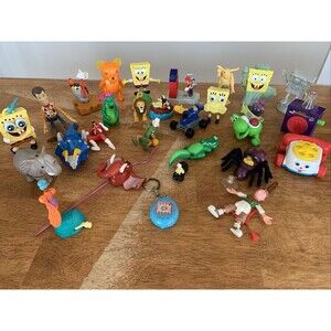 Large Lot Mcdonalds Burger King Wendy's Fast Food Happy Meal Toys Vintage 80’s +